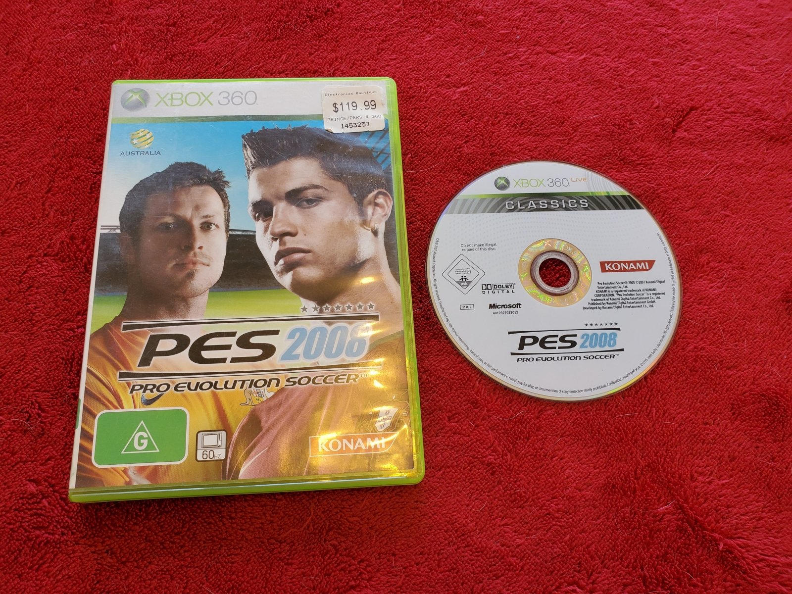 Pro Evolution Soccer 2008 - XBOX360 Game - Xbox 360, Games, Sports - Level Up Gaming NZ