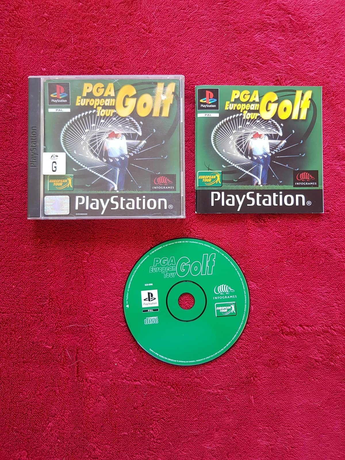 PGA European Tour Golf - PS1 Game - PlayStation, Games, Sports - Level Up Gaming NZ