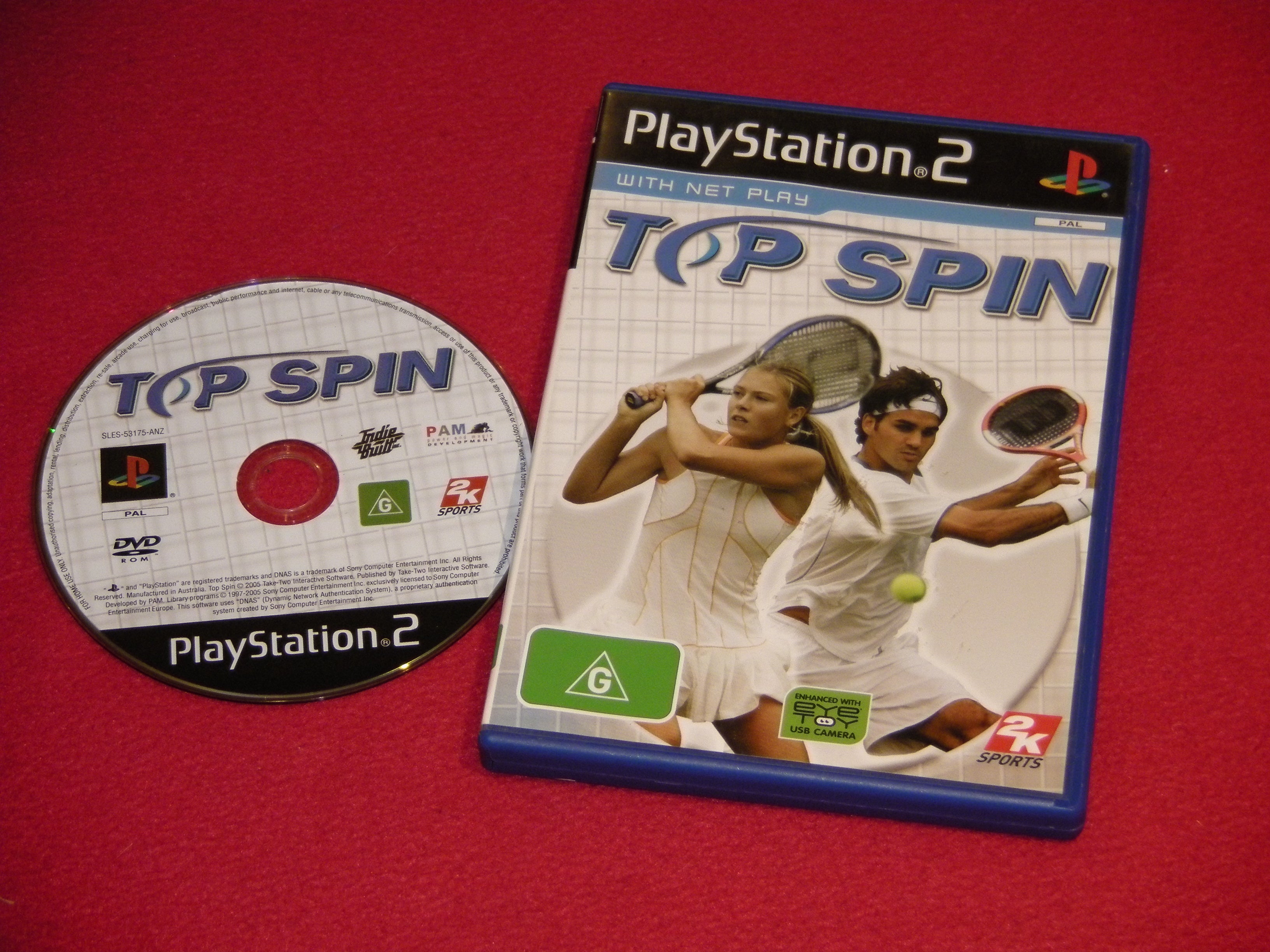 Top Spin - PS2 Game - PlayStation 2, Games, Sports - Level Up Gaming NZ