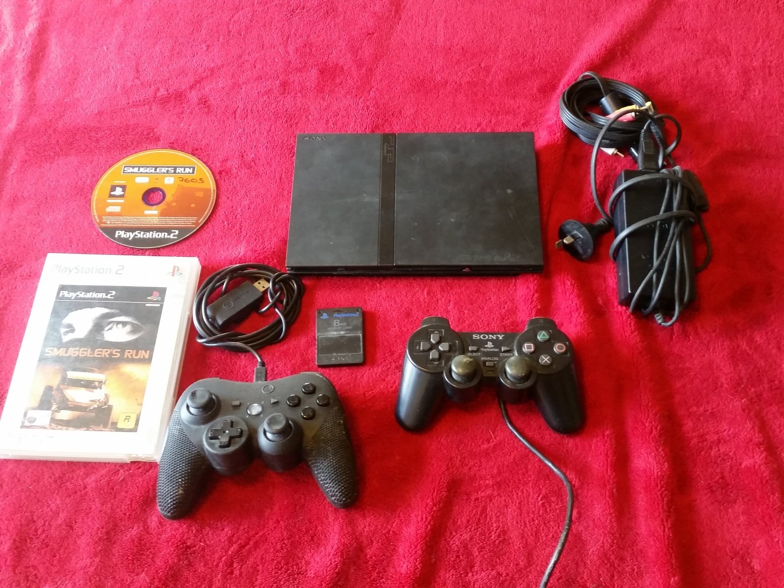 SLIM PS2 Console + 2 Controllers + Game * - PlayStation 2, Consoles - Level Up Gaming NZ