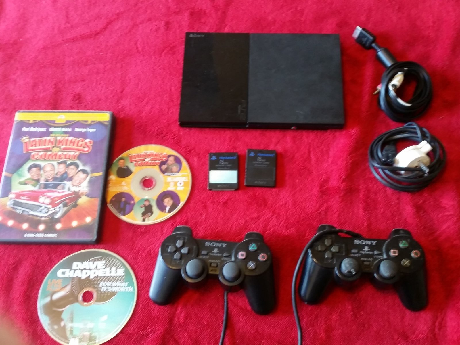 SLIM PS2 Console + 2 Controllers + Game * - PlayStation 2, Consoles - Level Up Gaming NZ