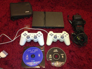 SLIM PS2 Console + 2 Controllers + Game *