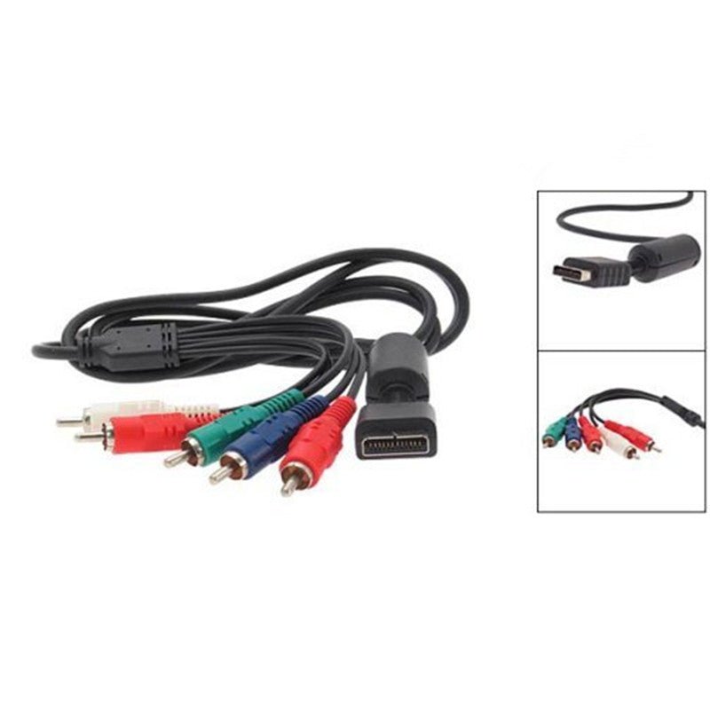 Component HDTV AV Cable for PS2 and PS3 - 1.8m! - PlayStation 2, Accessories, Cables and leads - Level Up Gaming NZ