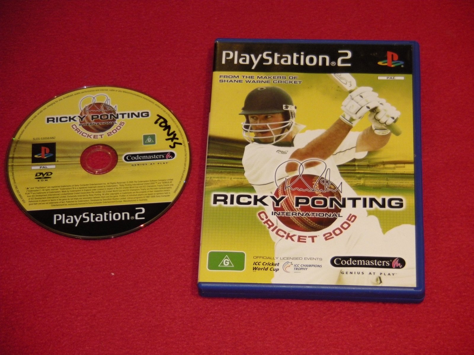 Ricky Ponting International Cricket 2005 - PS2 - PlayStation 2, Games, Sports - Level Up Gaming NZ