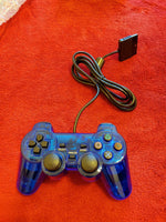 Amazing Blue PS2 Controller - PlayStation 2, Accessories, Controllers - Level Up Gaming NZ