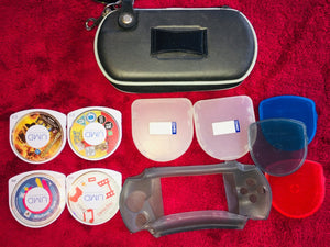 PSP Case, UMD Covers, Sleeve and Some Games and Movies