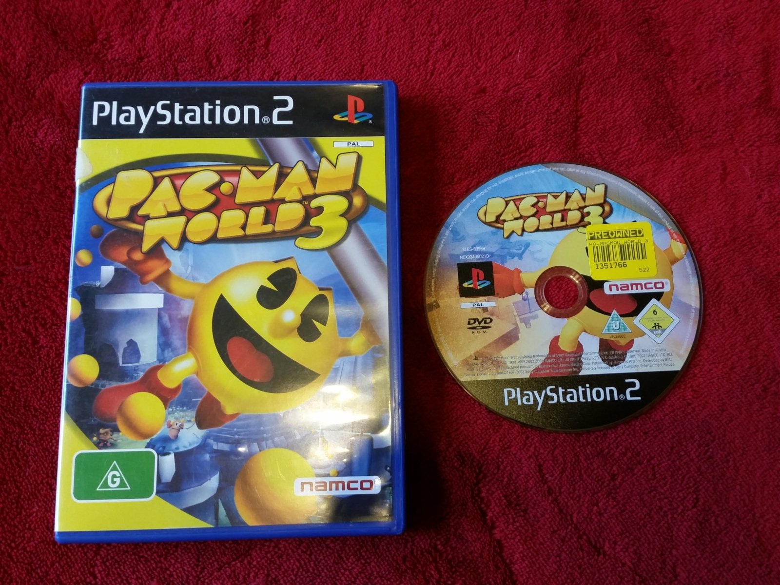 Pac - Man World 3 - RARE PS2 Game - PlayStation 2, Games, Action and adventure - Level Up Gaming NZ