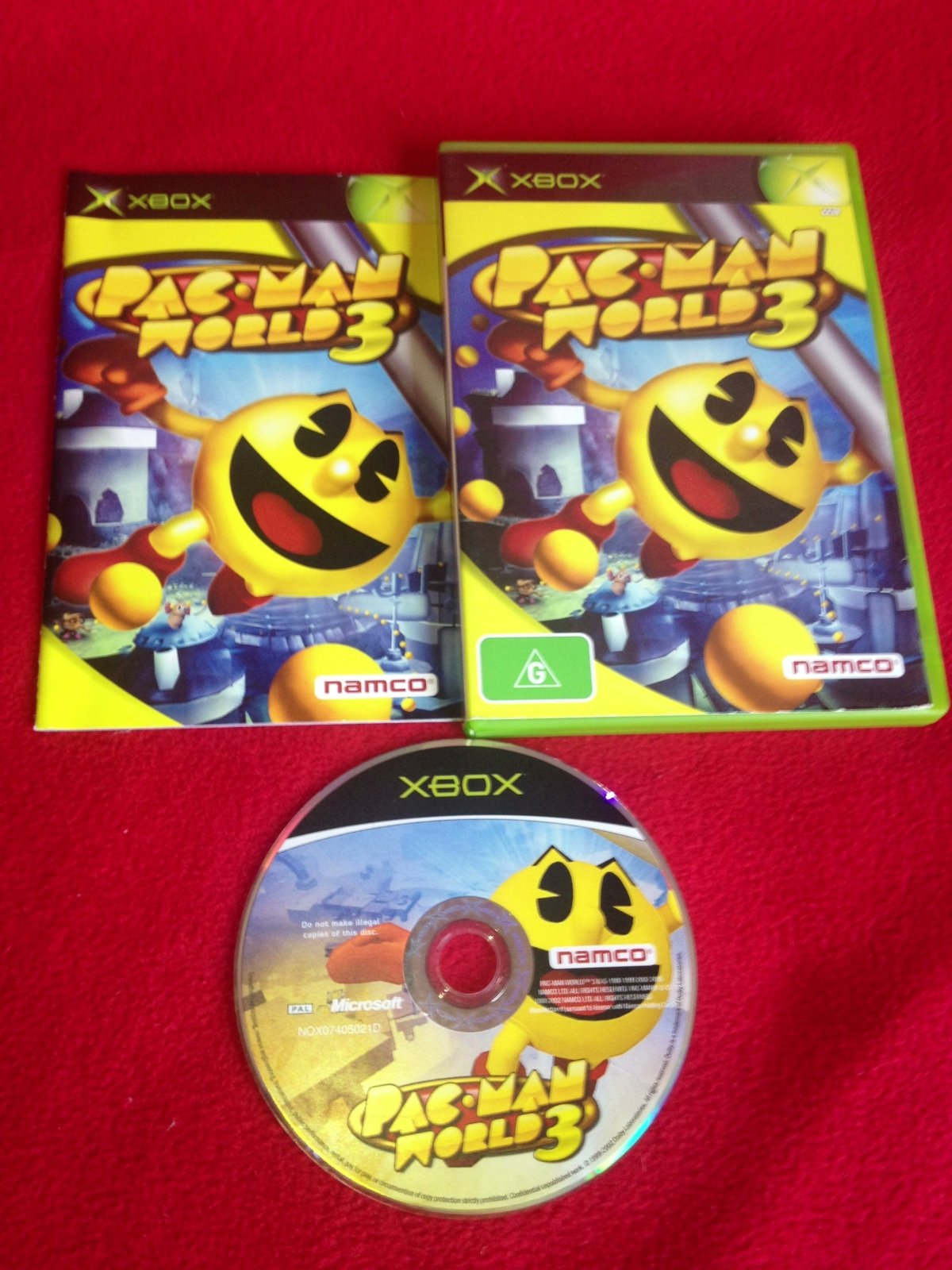Pac - Man World 3 - XBOX Game - Xbox, Games, Action and adventure - Level Up Gaming NZ