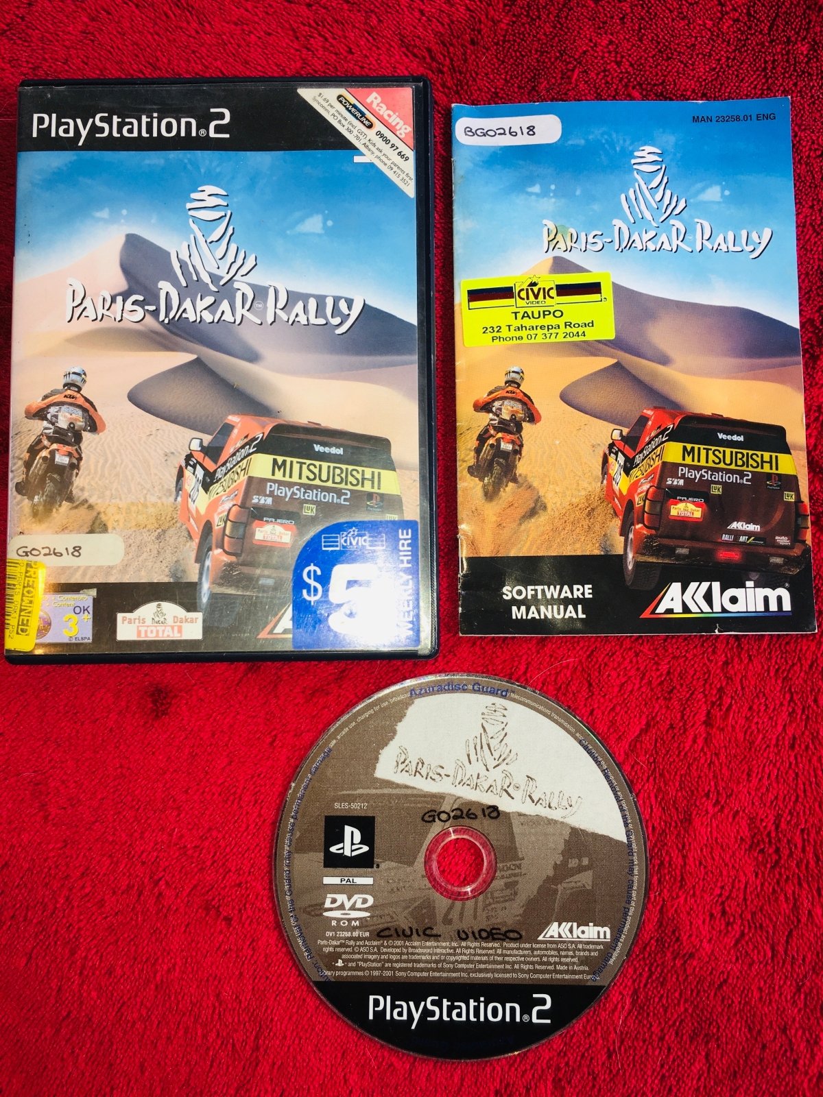 Paris - Dakar Rally - PS2 Game - PlayStation 2, Games, Driving and racing - Level Up Gaming NZ