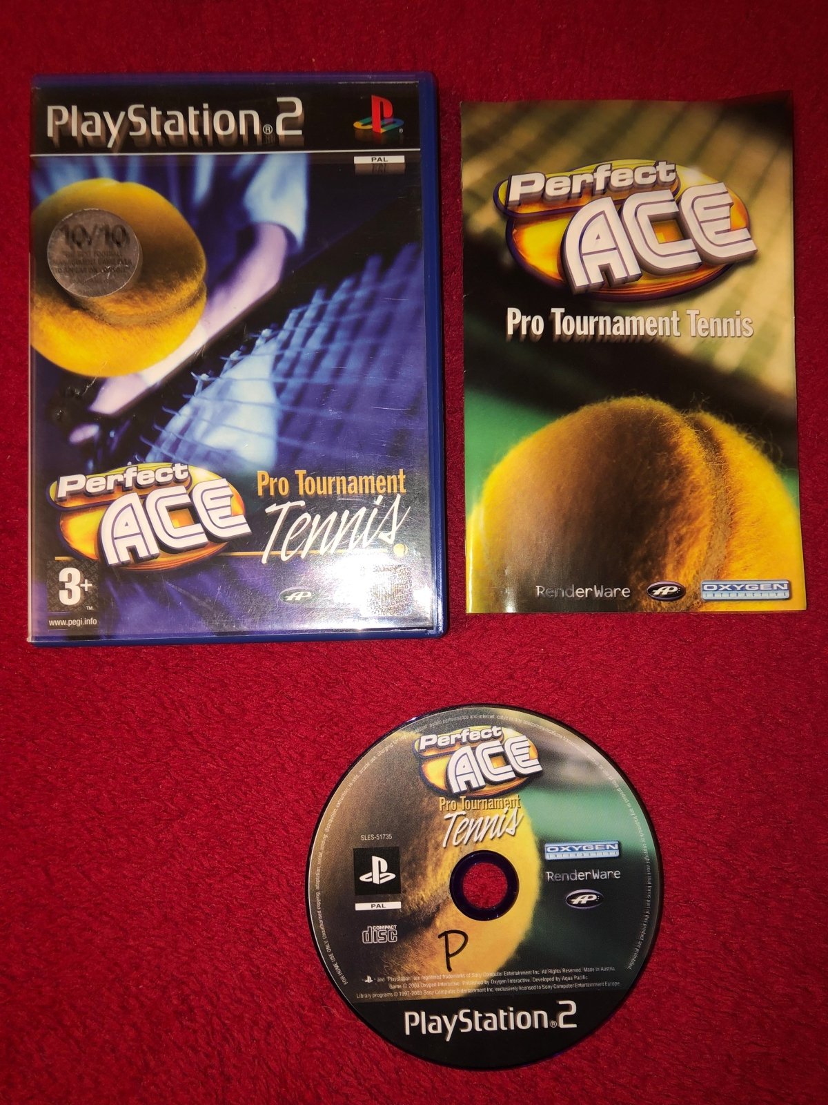 Perfect Ace: Pro Tournament Tennis - PS2 Game - PlayStation 2, Games, Sports - Level Up Gaming NZ