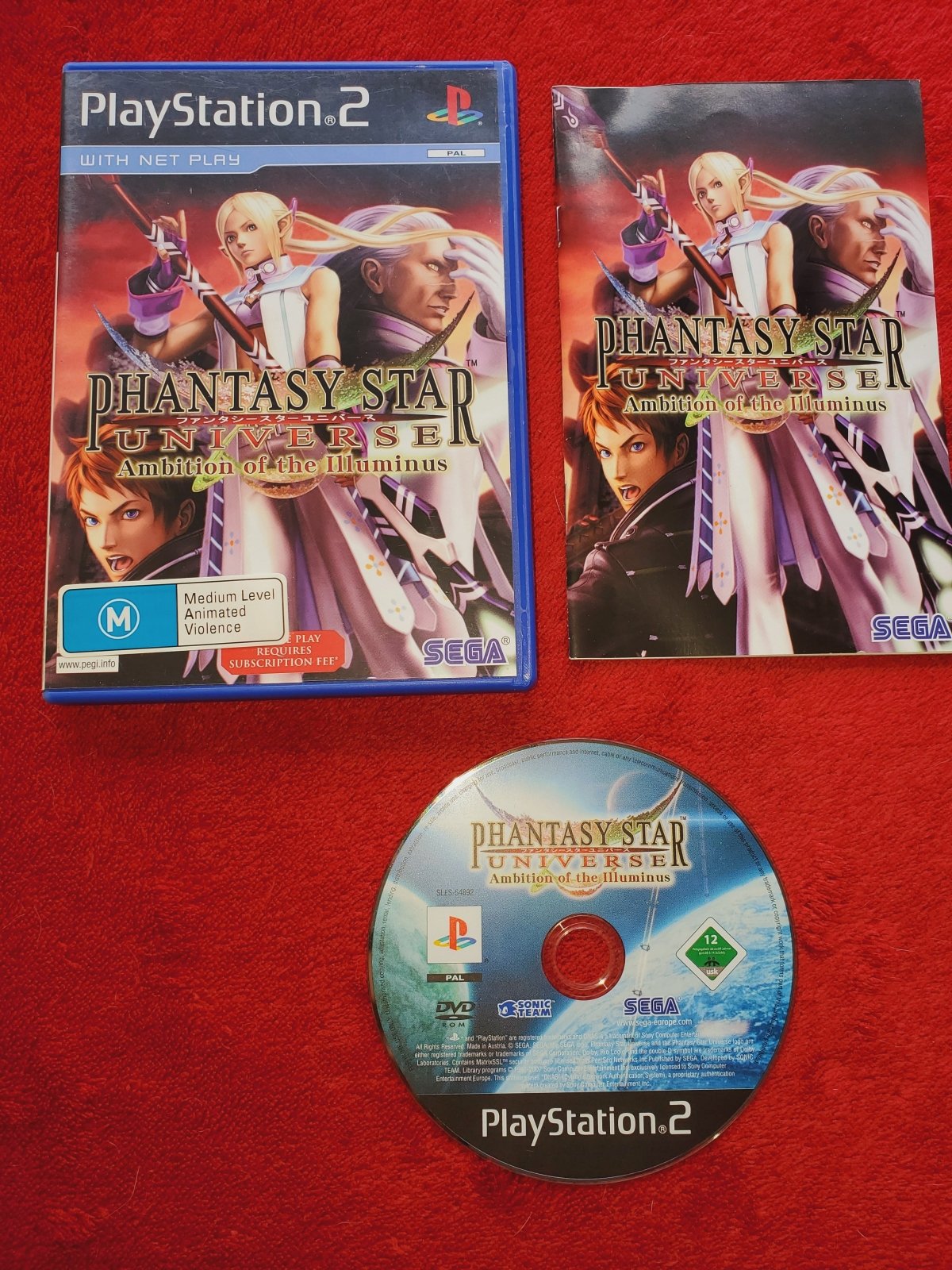 Phantasy Star Universe: Ambition of Illuminus - RARE PS2 Game - PlayStation 2, Games, Role playing - Level Up Gaming NZ