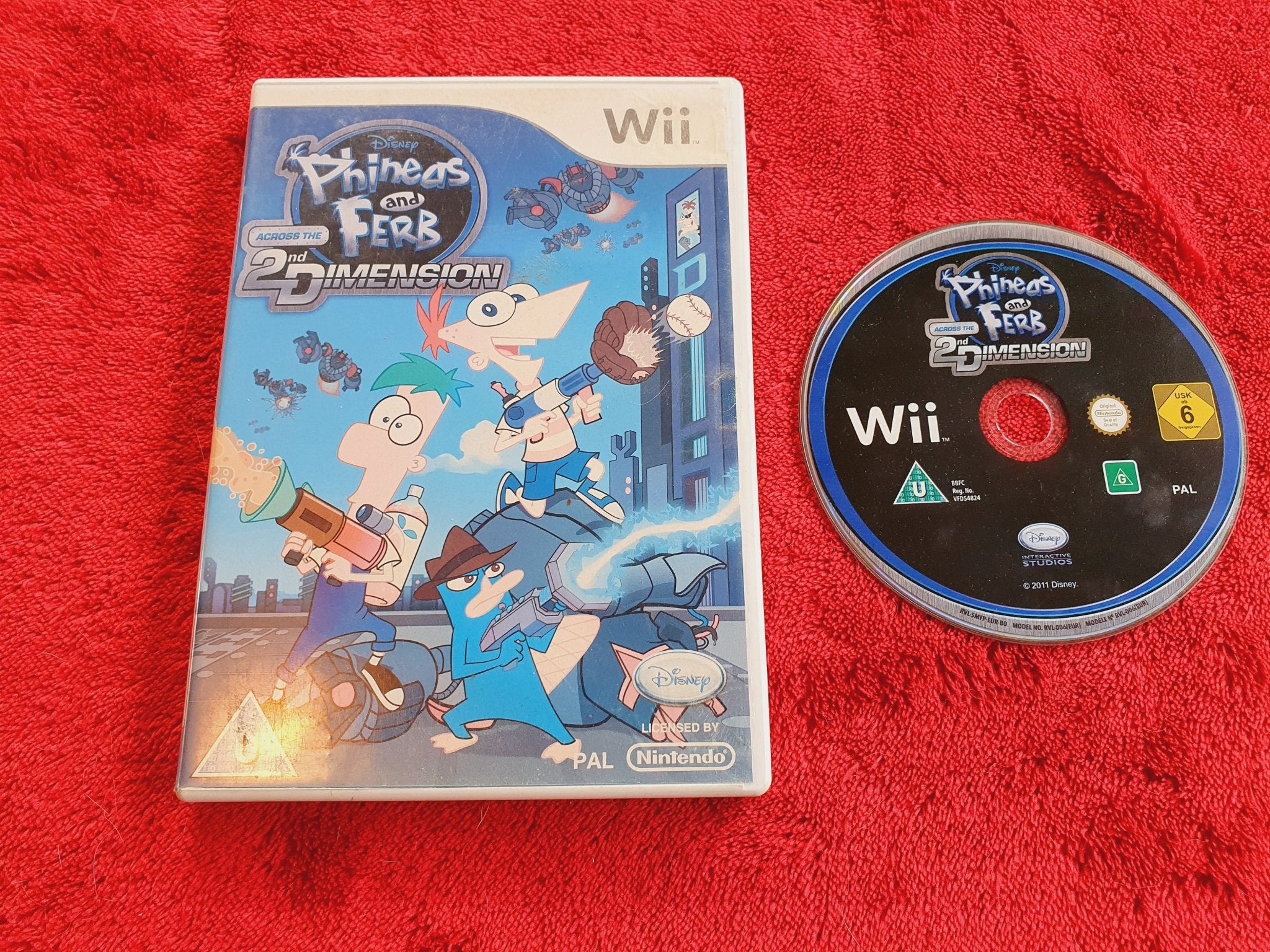 Phineas and Ferb: Across the 2nd Dimension - Wii Game - Wii - Wii Games - Level Up Gaming NZ
