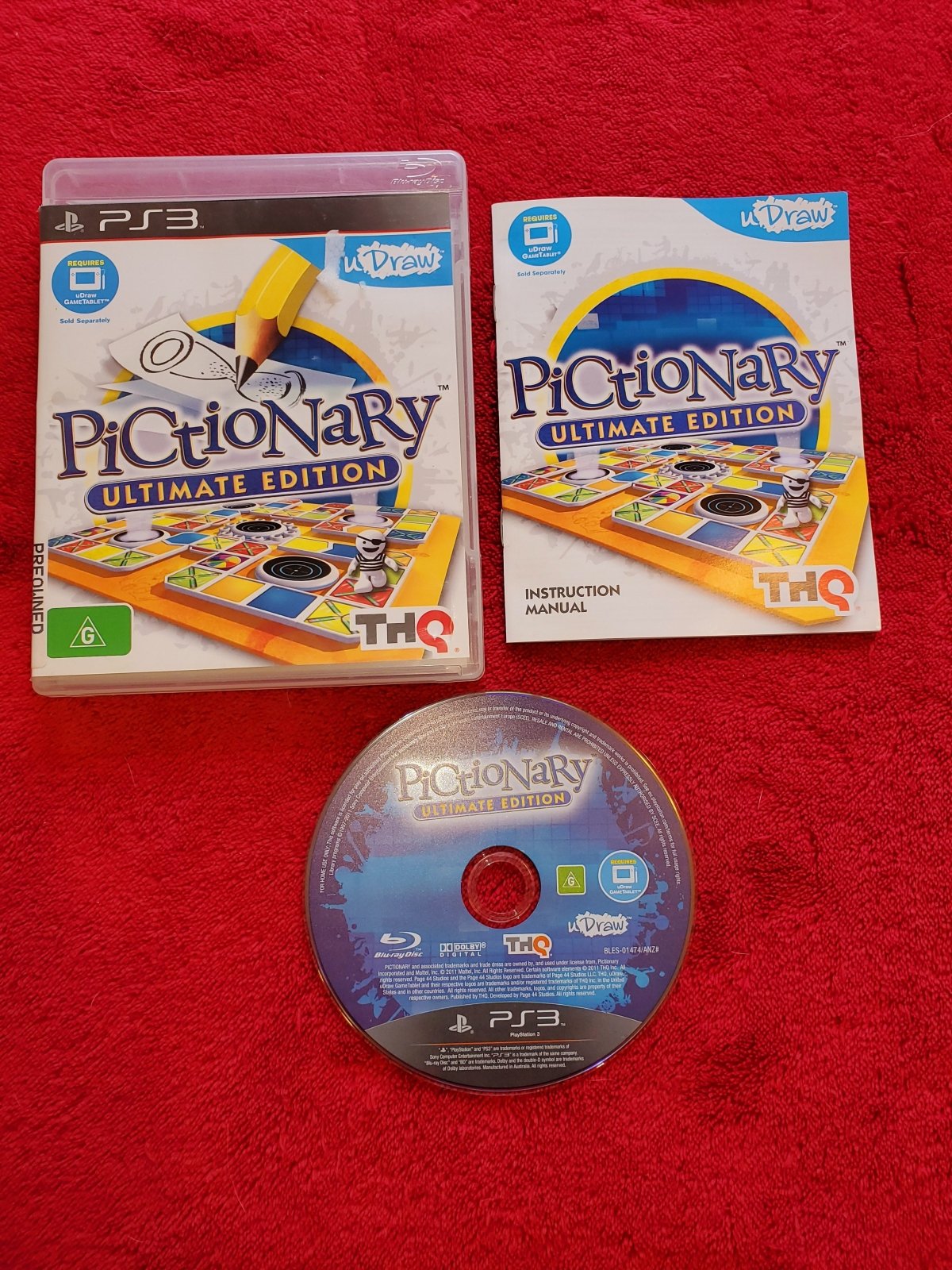 uDraw Pictionary Ultimate Edition - PS3 Game - PlayStation 3, Games, Music and party - Level Up Gaming NZ