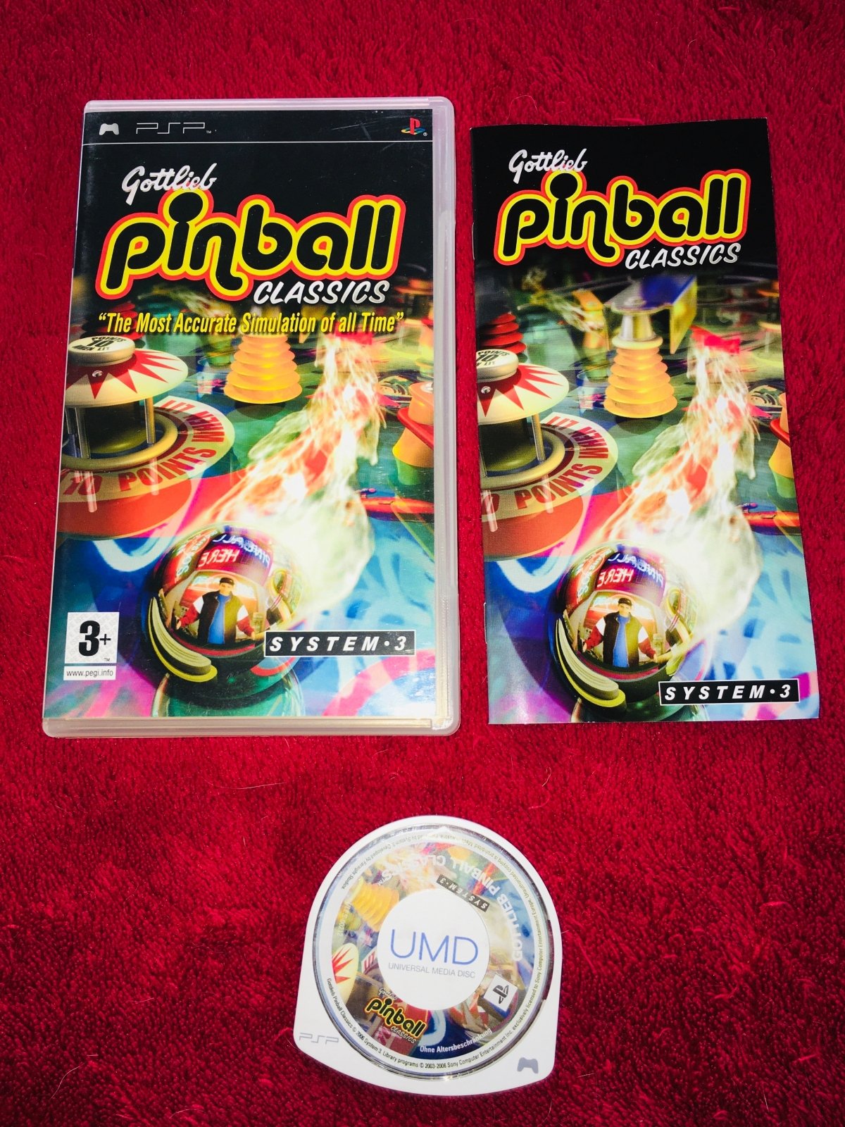 Gottlieb Pinball Classics - PSP Game - Play Station Portable (PSP), Games, Music and party - Level Up Gaming NZ