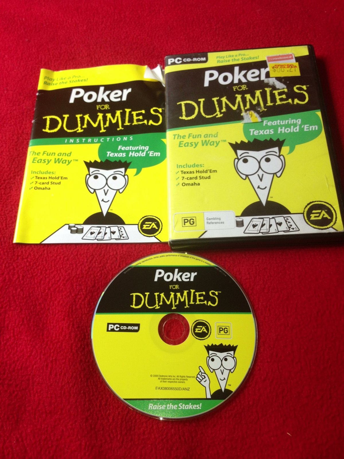 Poker For Dummies - PC Game - PC games, Kids and educational - Level Up Gaming NZ