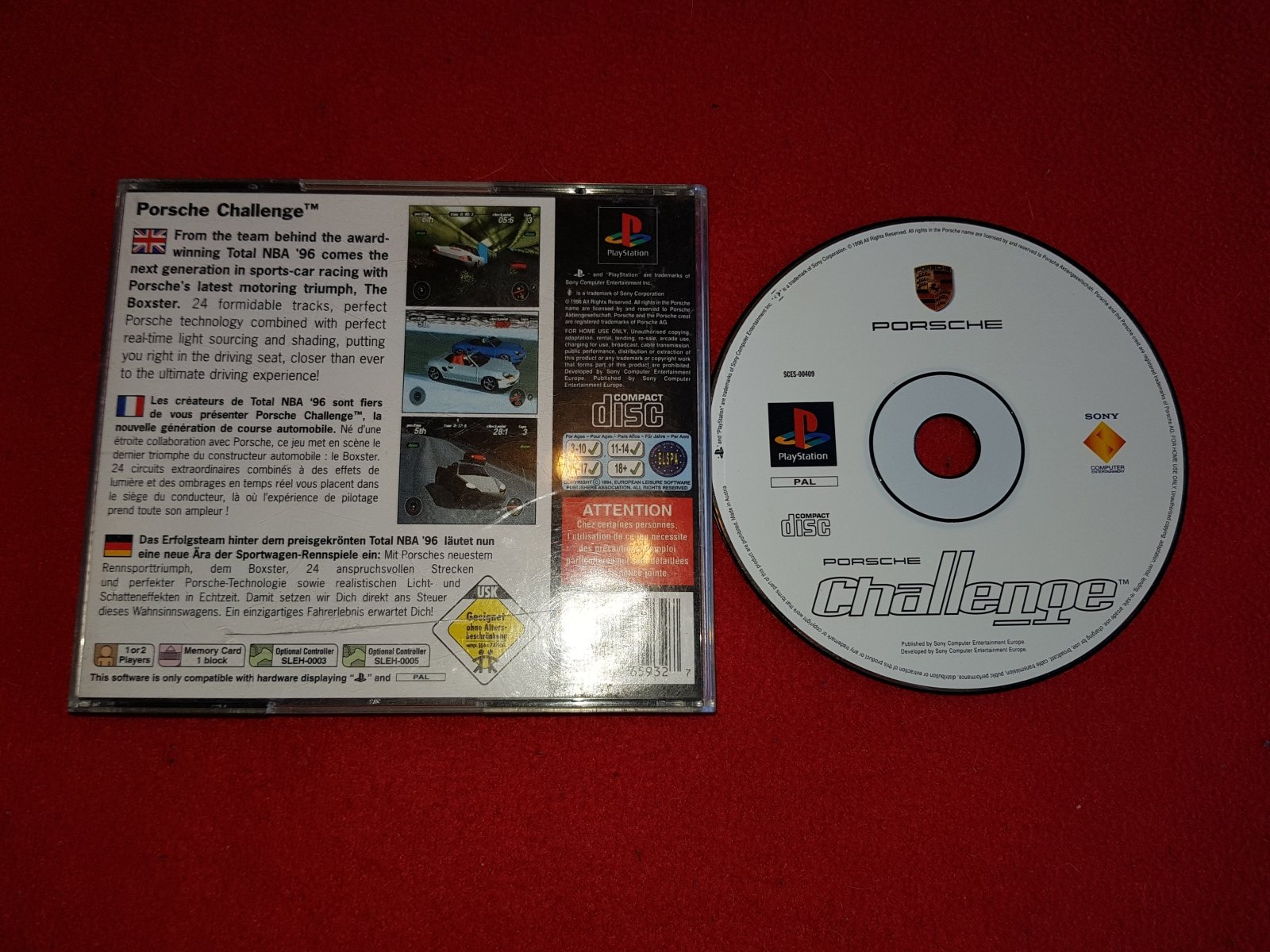 Porsche Challenge - PS1 Game - PlayStation, Games, Driving and racing - Level Up Gaming NZ