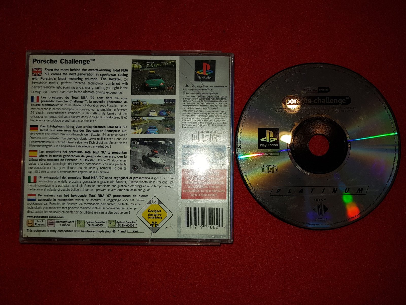 Porsche Challenge - PS1 Game - PlayStation, Games, Driving and racing - Level Up Gaming NZ