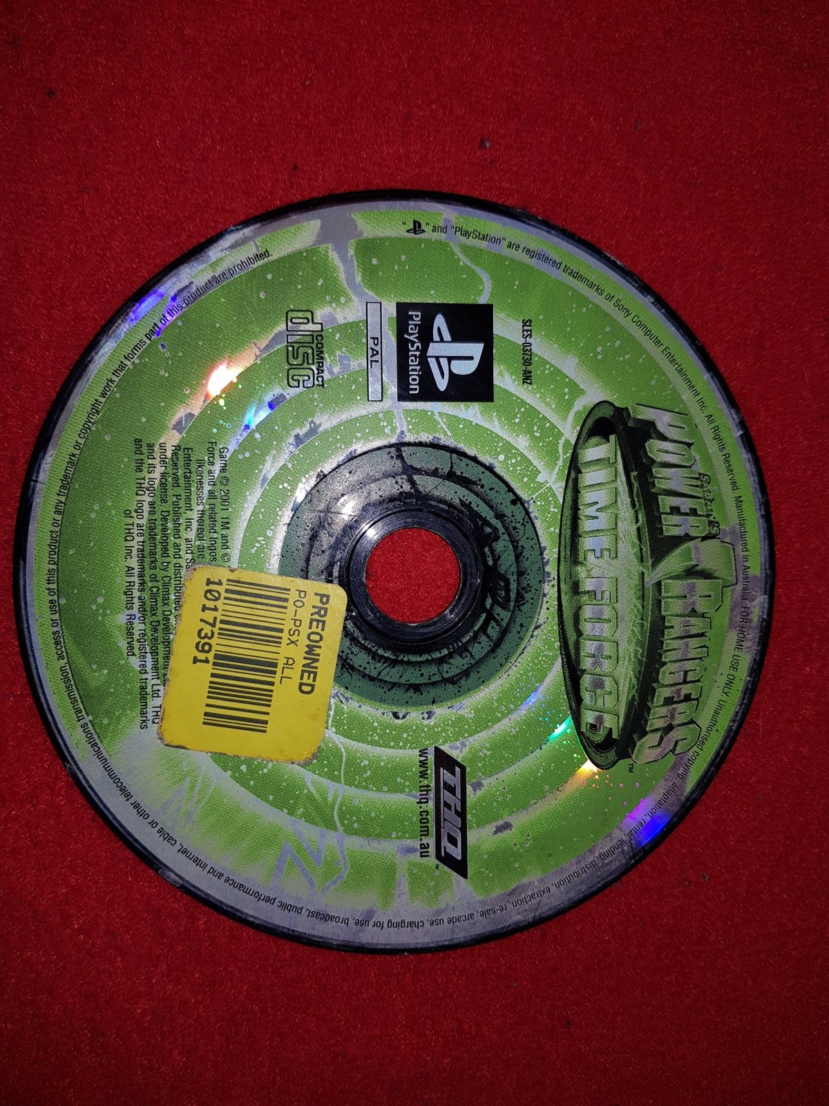 Power Rangers: Time Force - PS1 Game - PlayStation, Games, Action and adventure - Level Up Gaming NZ