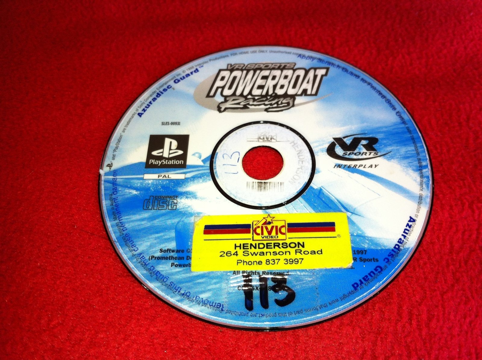 Powerboat Racing - PS1 Game - PlayStation, Games, Driving and racing - Level Up Gaming NZ