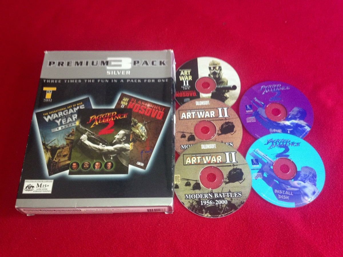 Operational Art of War 1 + 2 + Jagged Alliance 2 - PC games, Strategy and puzzle - Level Up Gaming NZ