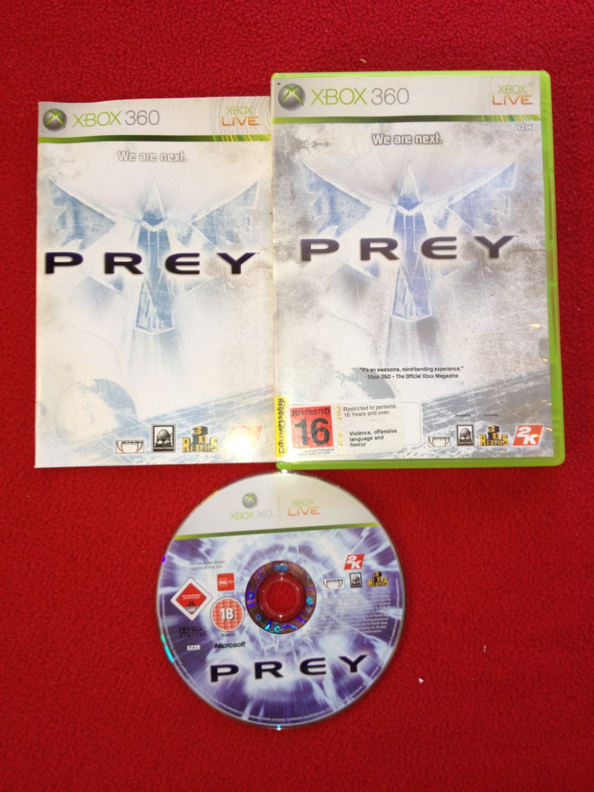 Prey - 9/10! XBOX360 Game - Xbox 360, Games, Shooter - Level Up Gaming NZ
