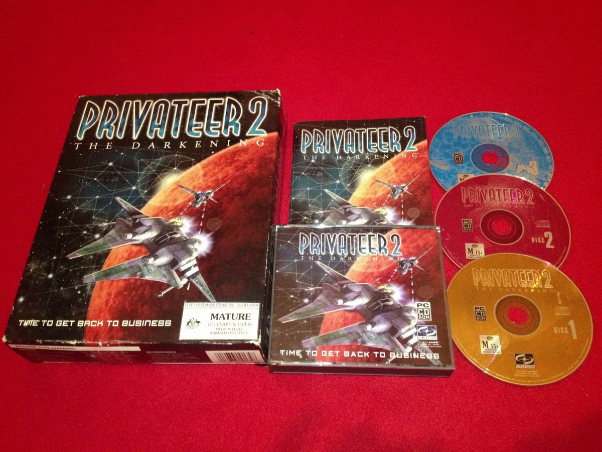 Privateer 2: The Darkening - RARE BOXED PC GAME - PC games, Simulation - Level Up Gaming NZ