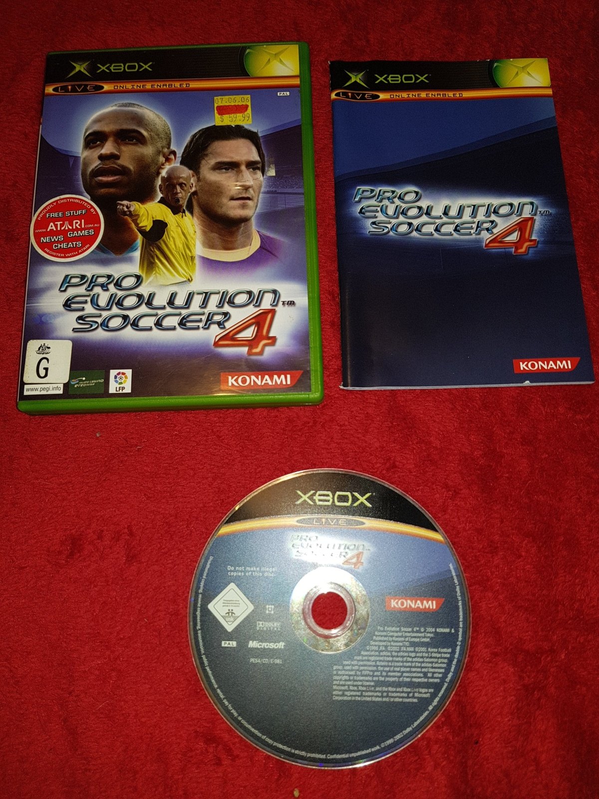 Pro Evolution Soccer 4 - 9.4/10! XBOX Game - Xbox, Games, Sports - Level Up Gaming NZ