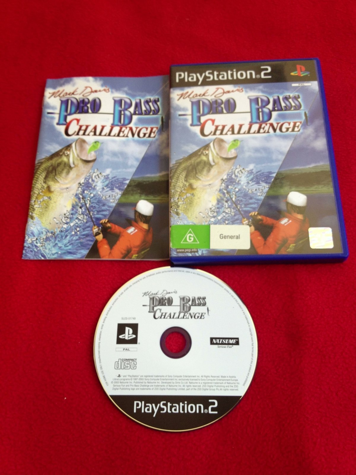 Mark Davis Pro Bass Challenge - PS2 Game - PlayStation 2, Games, Sports - Level Up Gaming NZ