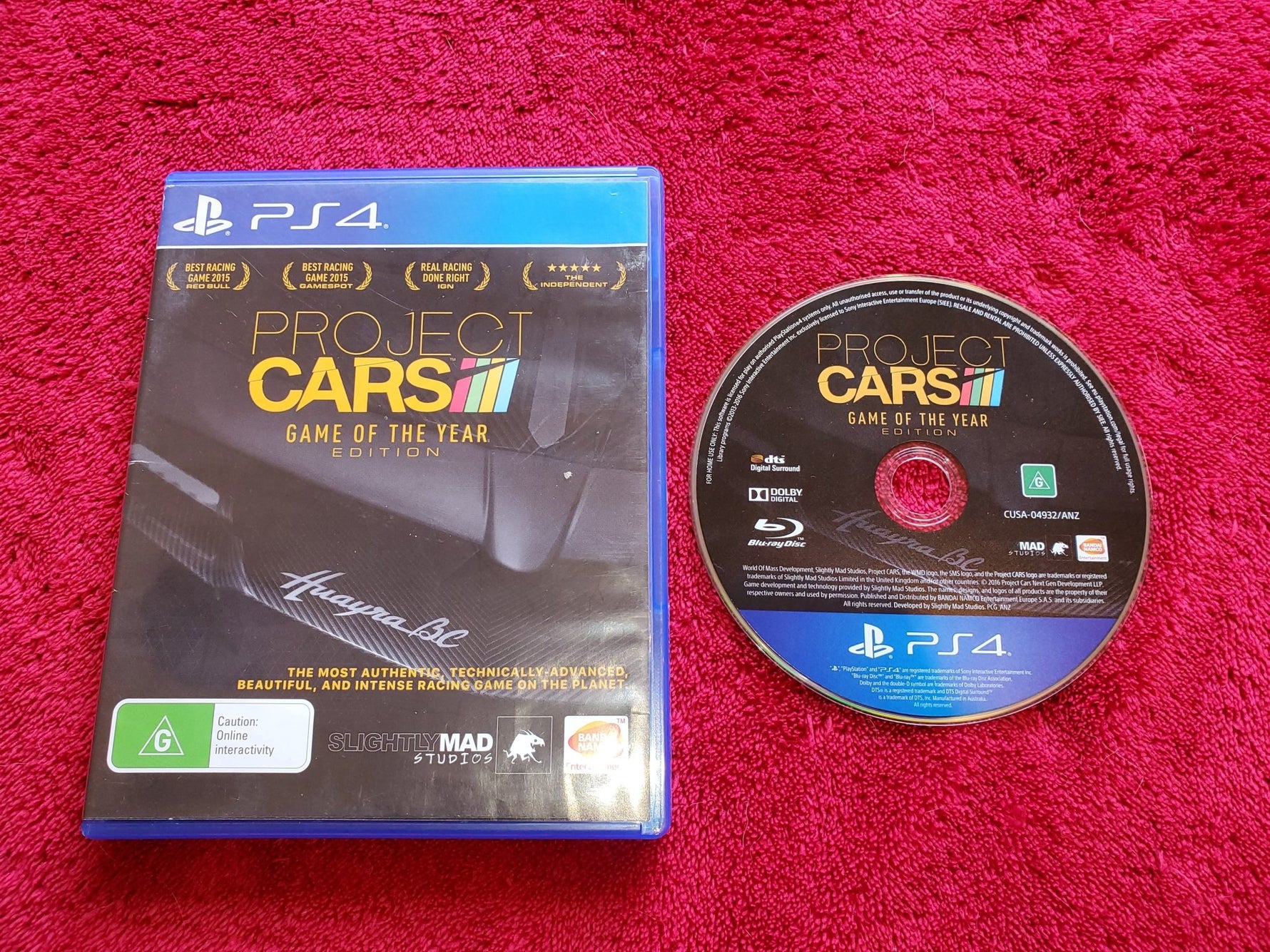 Project Cars: Game of The Year Edition - 8.9/10! PS4 Game - PlayStation 4, Games - Level Up Gaming NZ