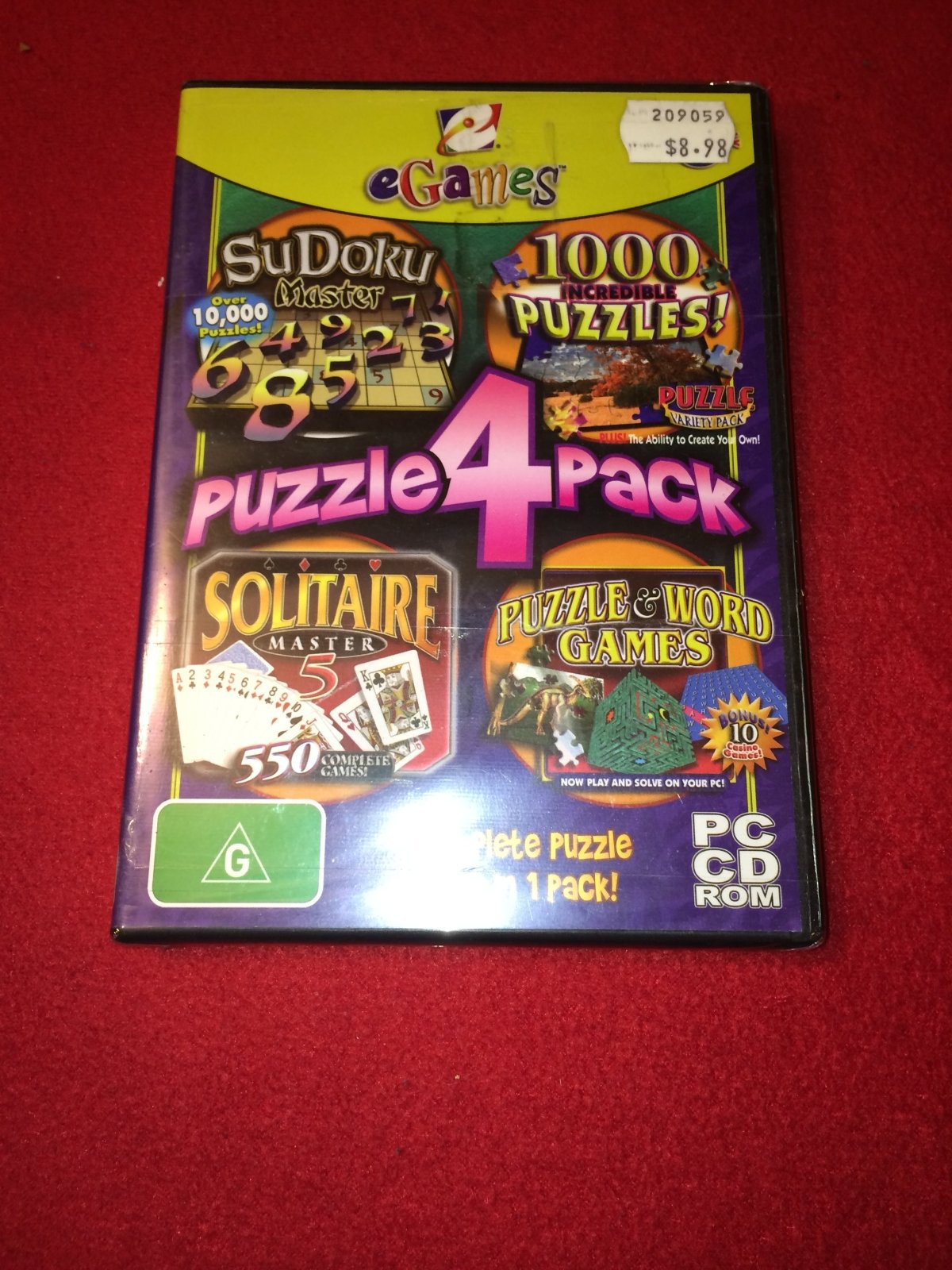 Puzzle 4 Pack - Sudoku, Solitaire, and more! - PC games, Strategy and puzzle - Level Up Gaming NZ