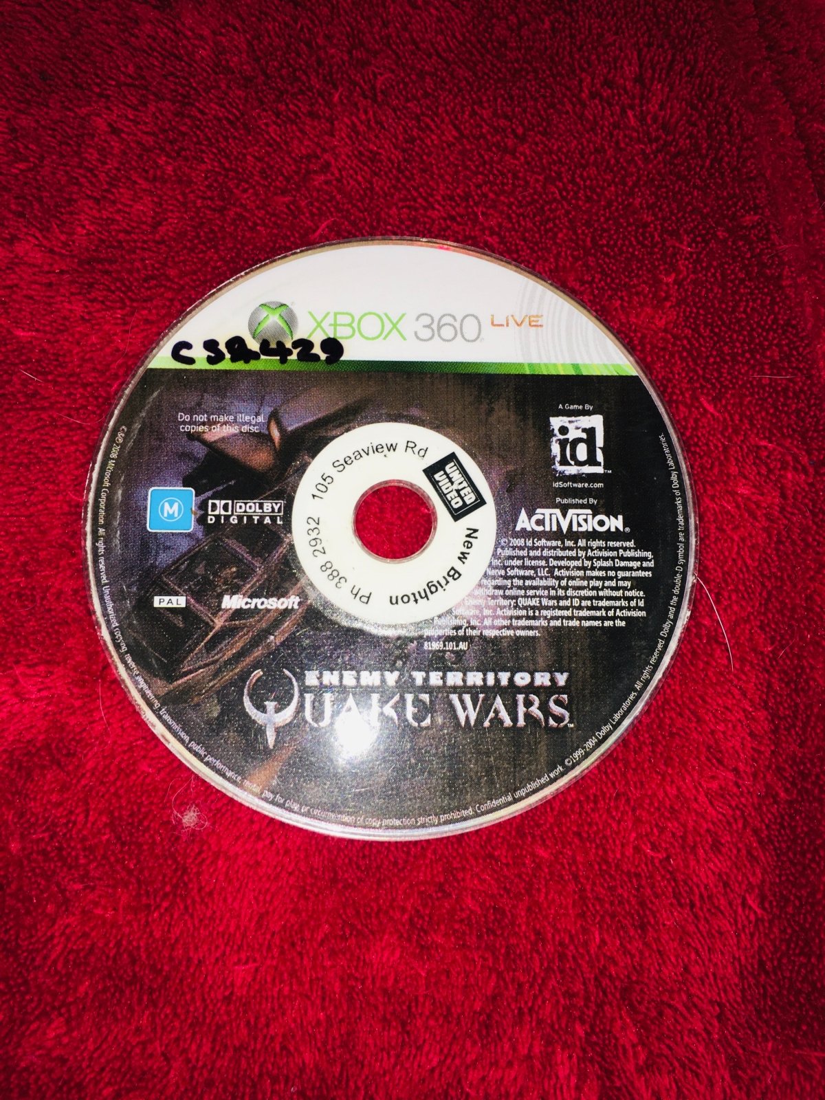 Quake Wars: Enemy Territory - XBOX360 Game - Xbox 360, Games, Shooter - Level Up Gaming NZ
