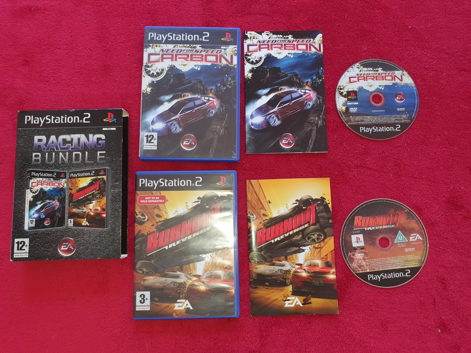 Racing Bundle - Need for Speed Carbon & Burnout Revenge! - PS2 Games - PlayStation 2, Games, Driving and racing - Level Up Gaming NZ