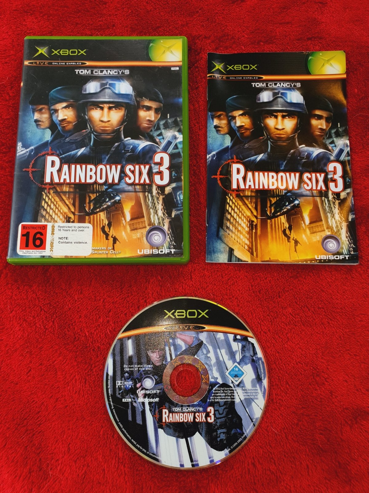 Tom Clancy's Rainbow Six 3 - XBOX Game - Xbox, Games, Shooter - Level Up Gaming NZ