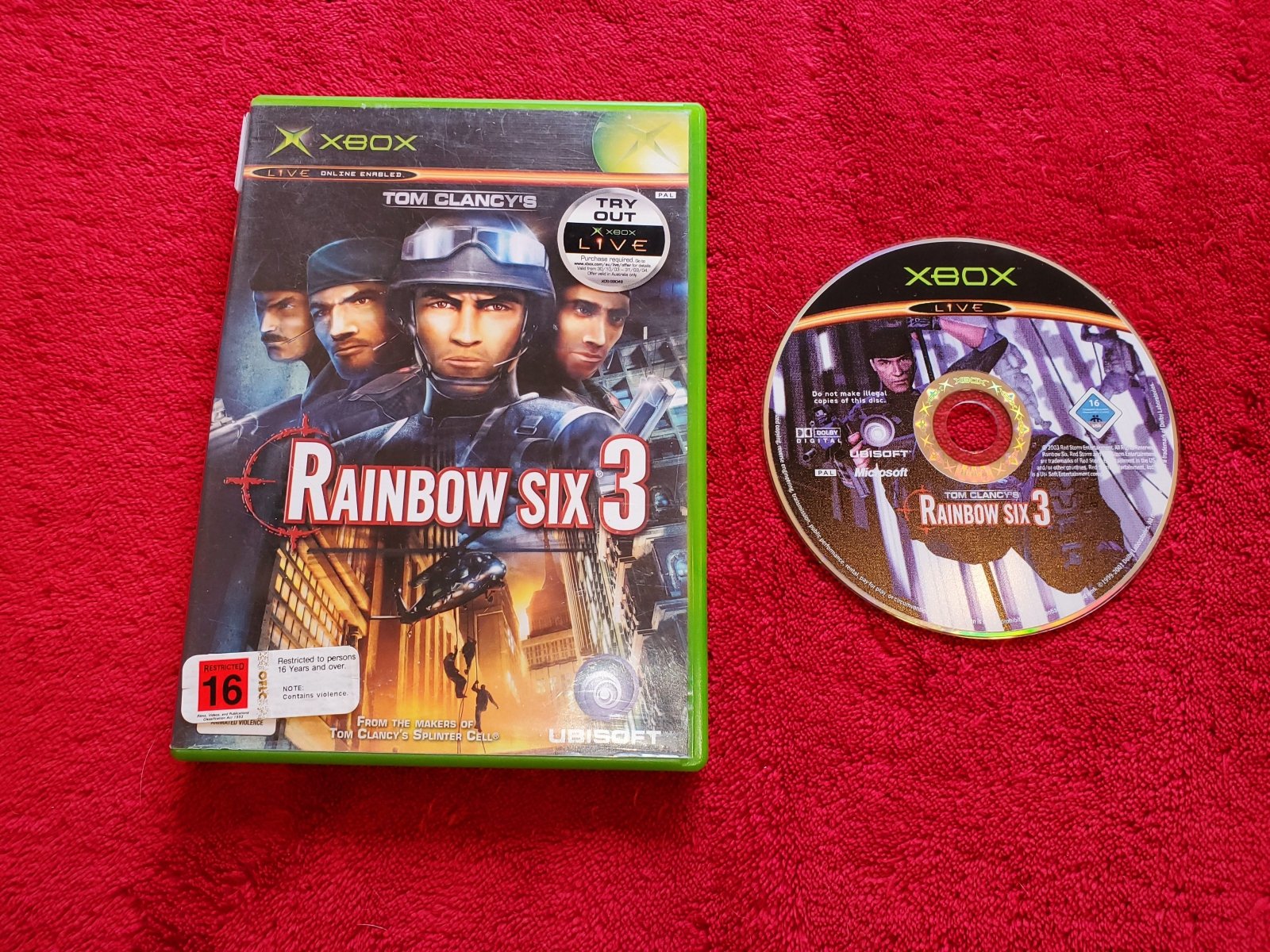Tom Clancy's Rainbow Six 3 - XBOX Game - Xbox, Games, Shooter - Level Up Gaming NZ