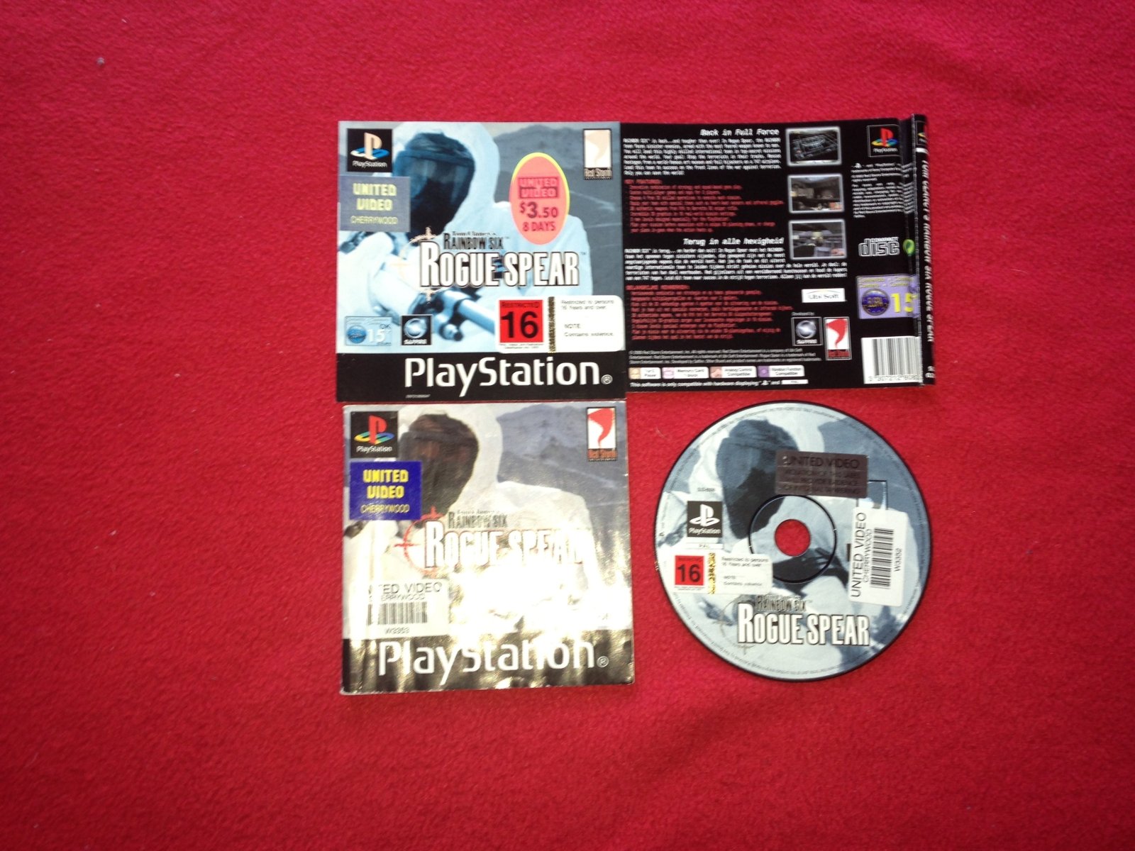 Rainbow Six: Rogue Spear - PS1 Game - PlayStation, Games, Strategy and puzzle - Level Up Gaming NZ