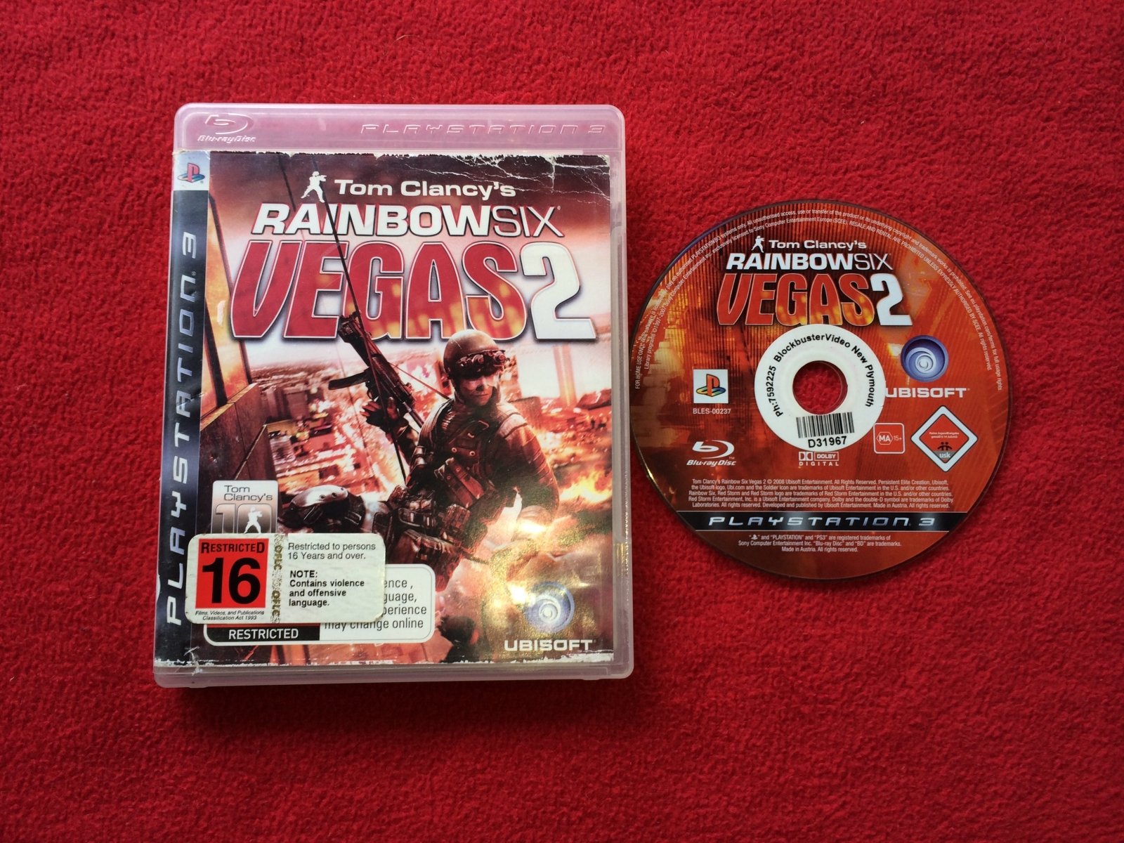 Tom Clancy's Rainbow Six: Vegas 2 - PS3 Game - PlayStation 3, Games, Shooter - Level Up Gaming NZ