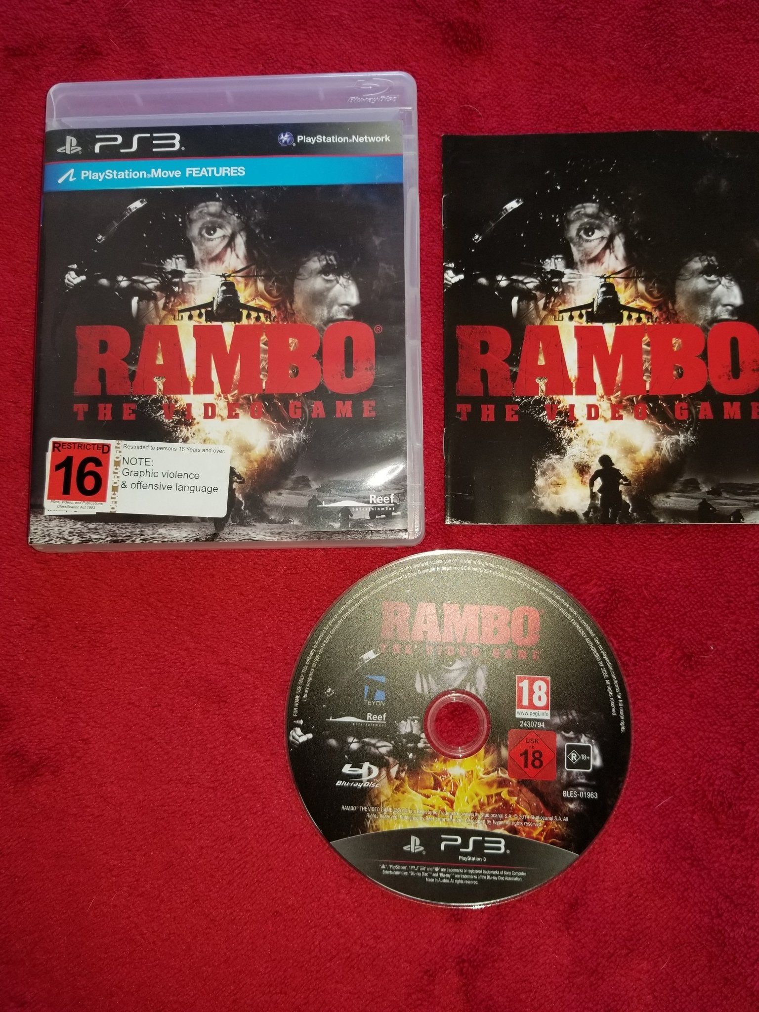 Rambo: The Video Game - RARE PS3 Game - PlayStation 3, Games, Action and adventure - Level Up Gaming NZ
