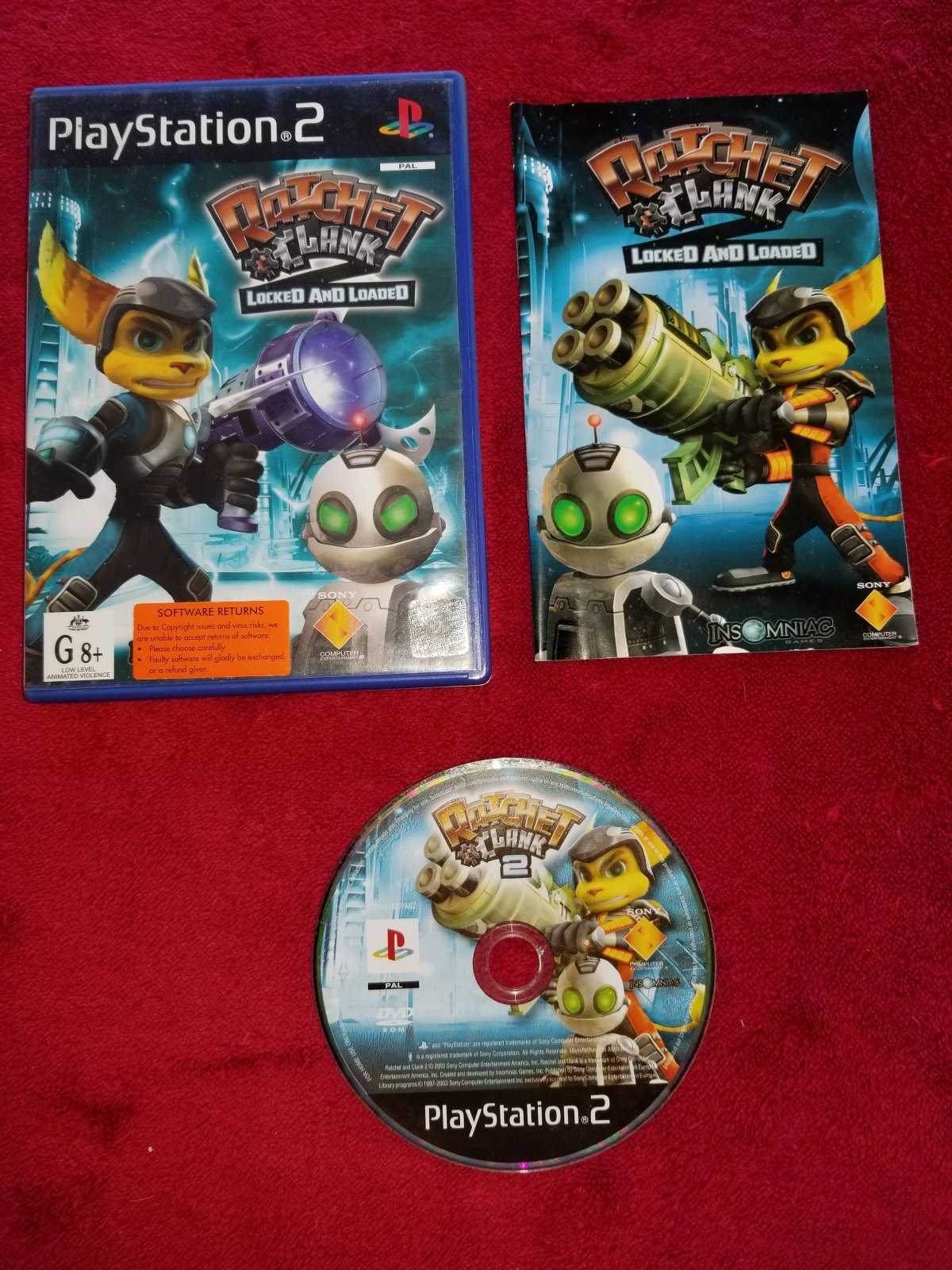 Ratchet and Clank 2: Locked and Loaded - NEAR NEW PS2 Game - PlayStation 2, Games, Action and adventure - Level Up Gaming NZ