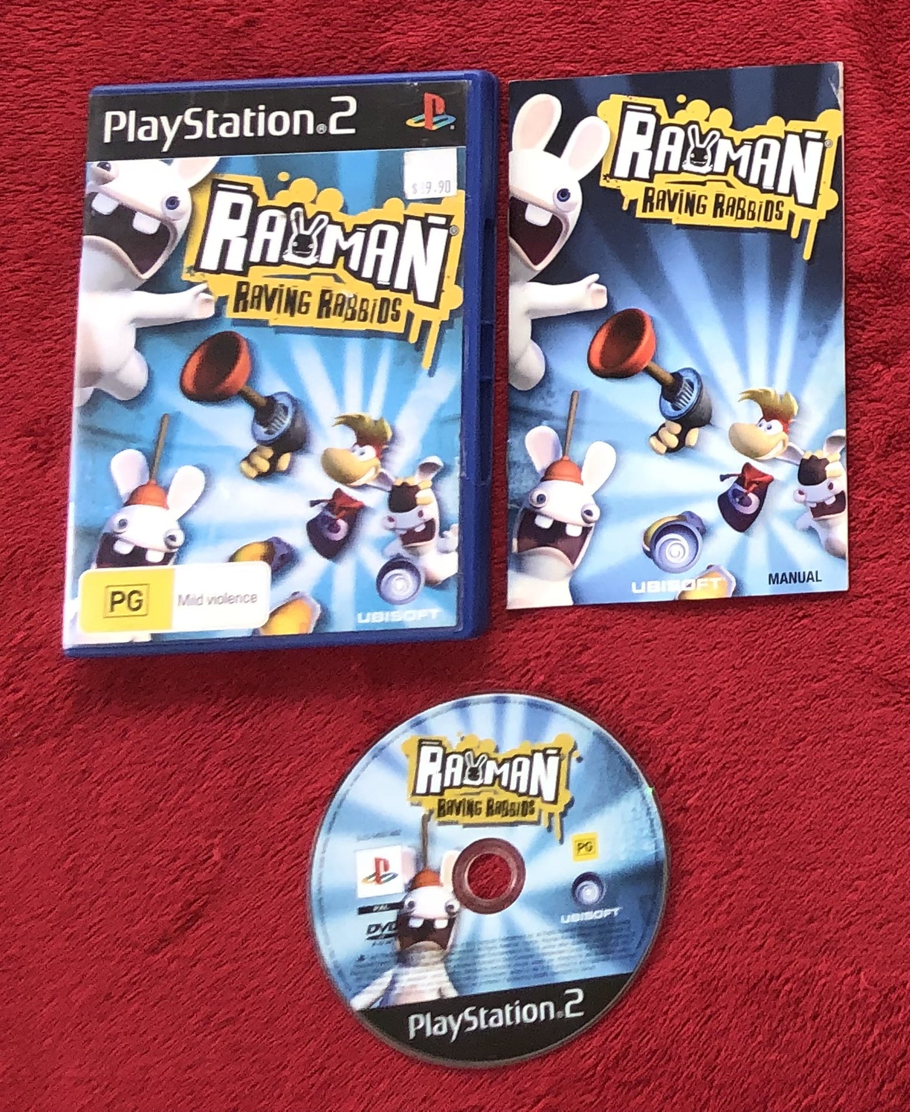 Rayman Raving Rabbids - PS2 Game