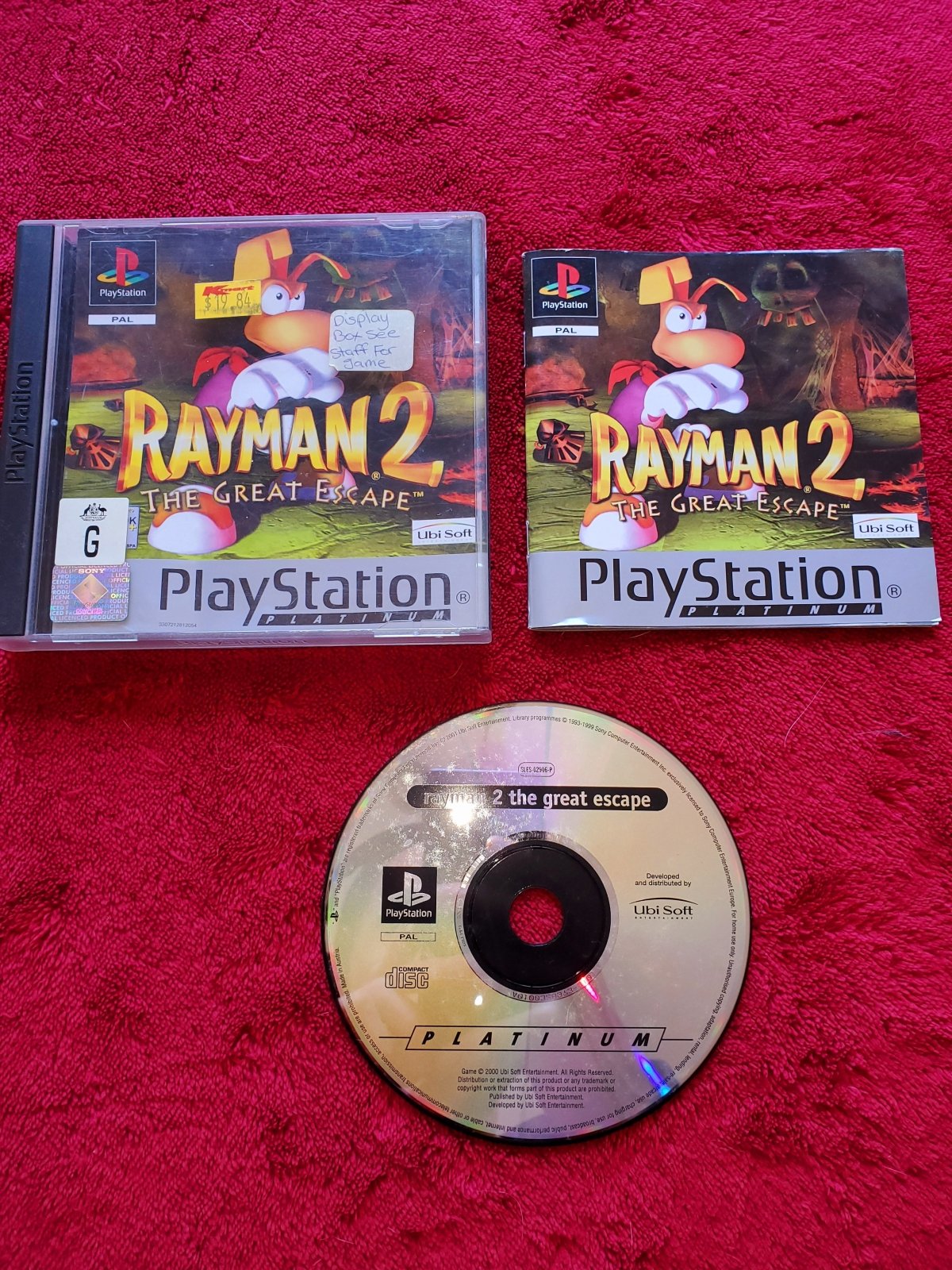 Rayman 2: The Great Escape - PS1 Game - PlayStation, Games, Action and adventure - Level Up Gaming NZ