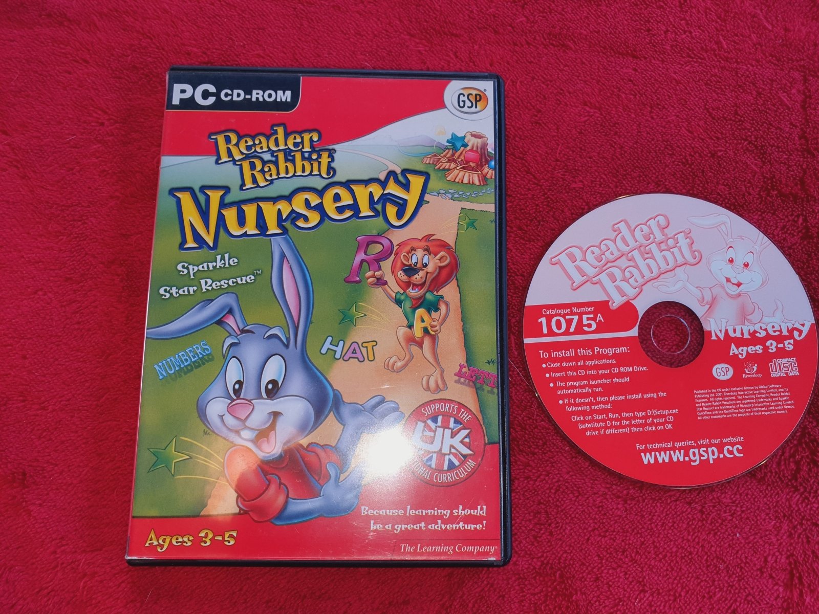 Reader Rabbit Nursery - PC Game - PC games, Kids and educational - Level Up Gaming NZ