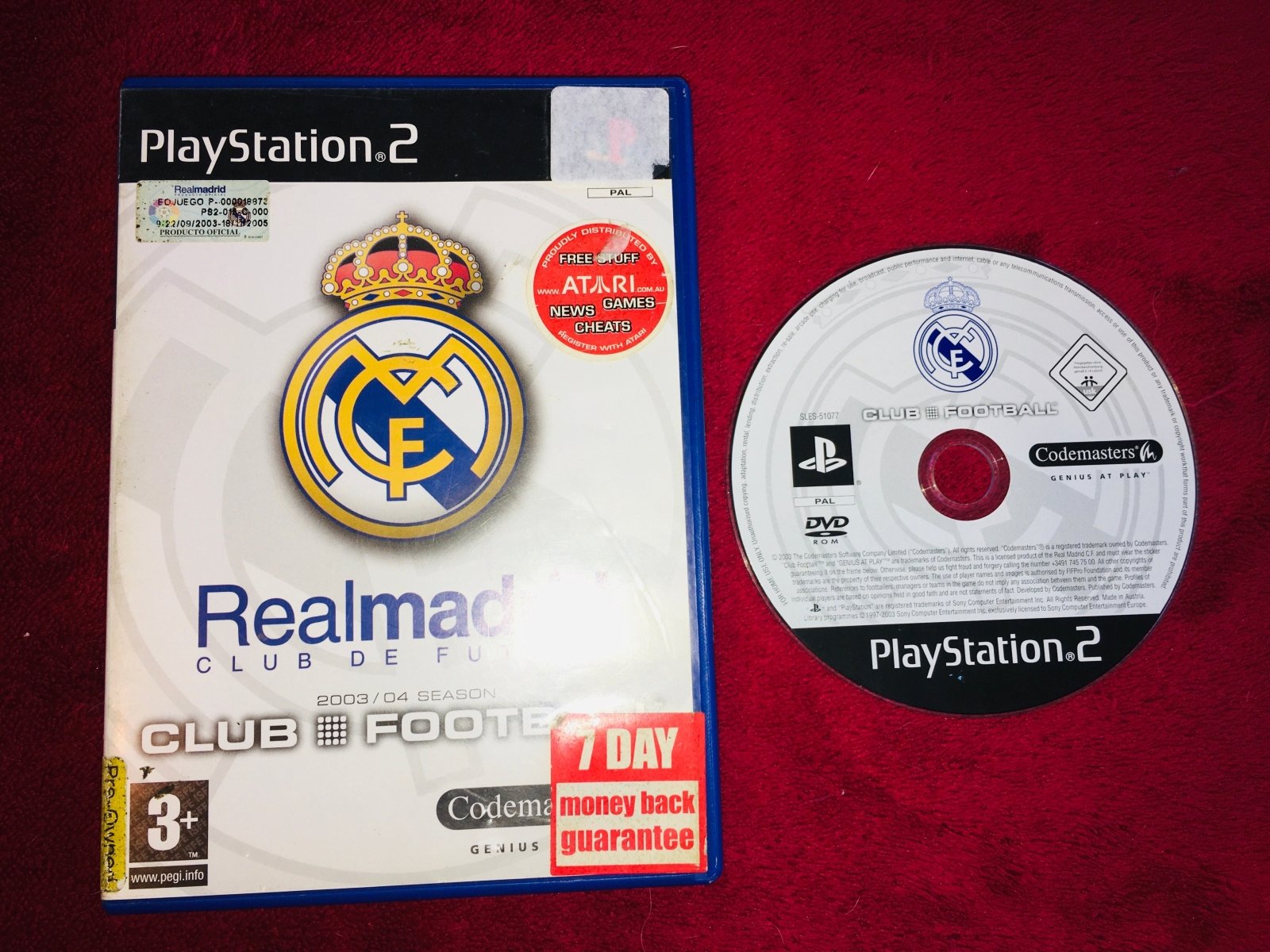 Real Madrid Club Football - PS2 Game - PlayStation 2, Games, Sports - Level Up Gaming NZ