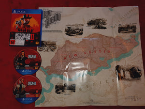 Red Dead Redemption 2 with Poster - 10/10! PS4 Game