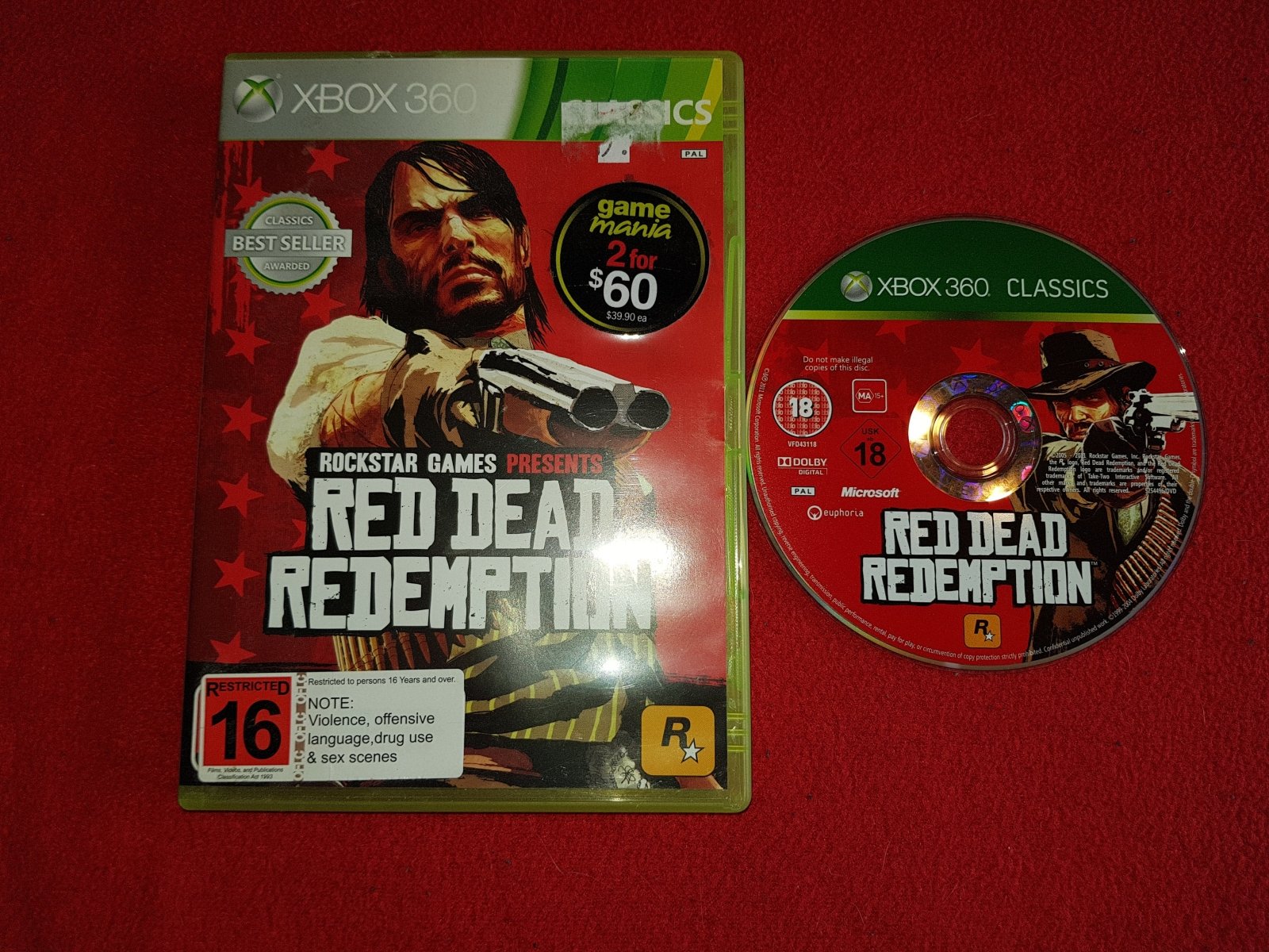Red Dead Redemption - 9.5/10! XBOX360 Game - Xbox 360, Games, Shooter - Level Up Gaming NZ