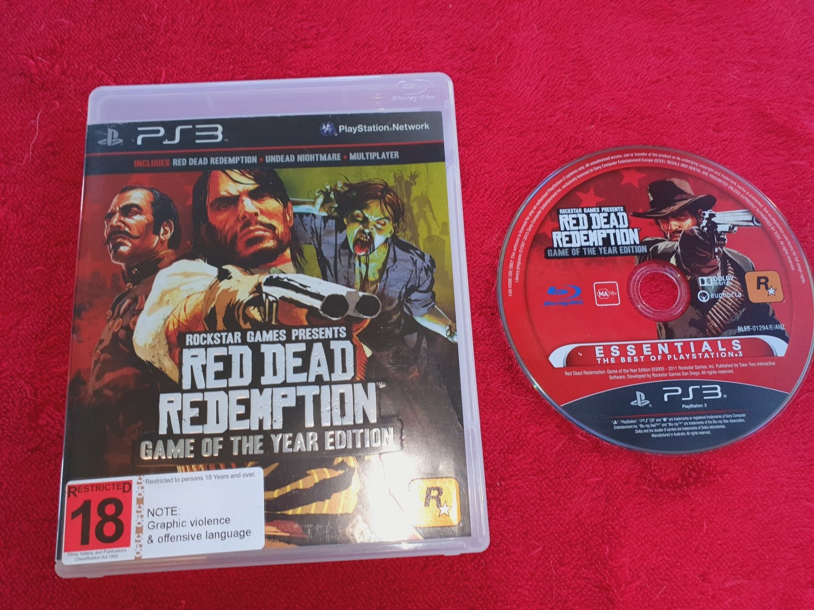 Red Dead Redemption - GAME OF THE YEAR Edition - PS3 Game - PlayStation 3, Games, Shooter - Level Up Gaming NZ