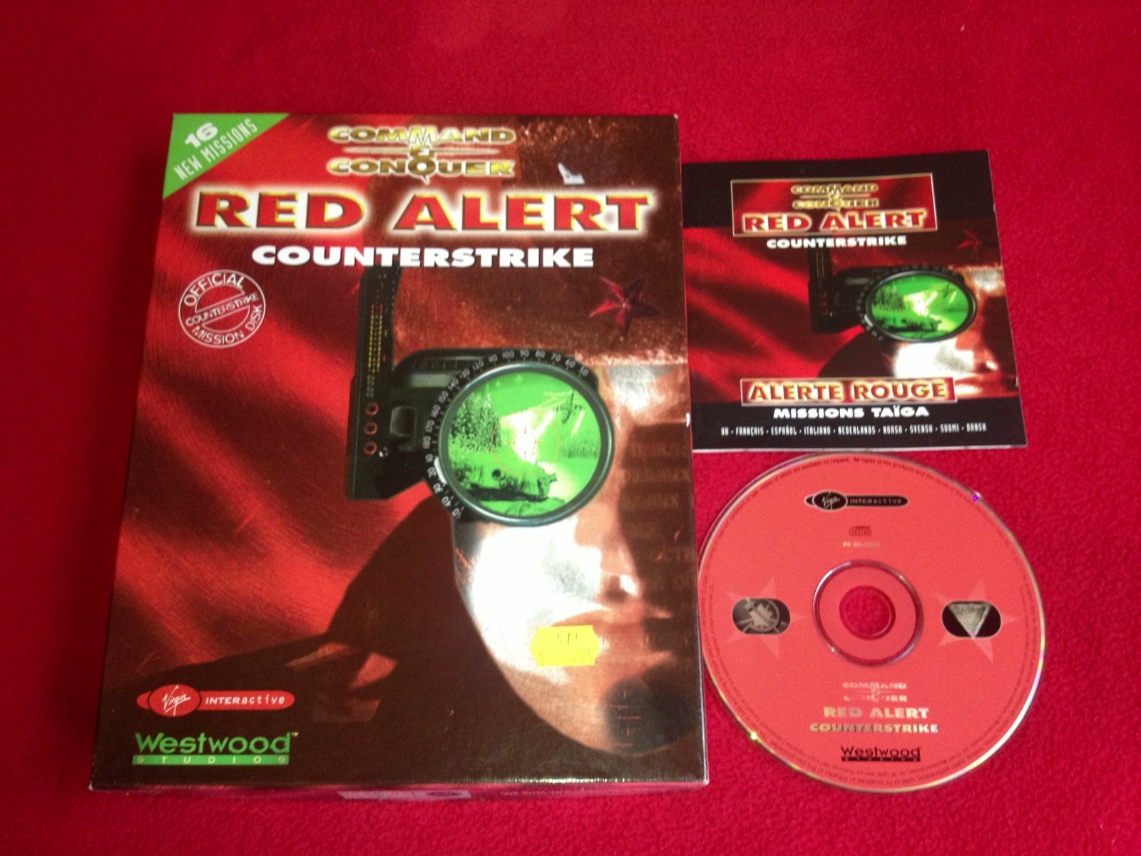 C&C Red Alert: Counterstrike - RARE + BOXED - PC games, Strategy and puzzle - Level Up Gaming NZ