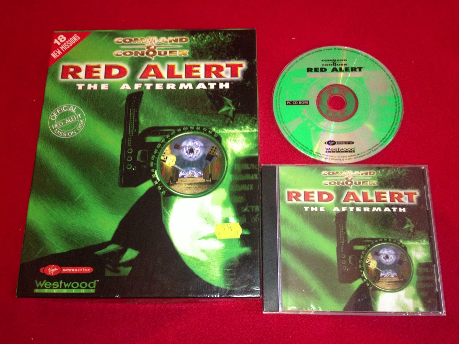 C&C Red Alert: The Aftermath - RARE + BOXED - PC games, Shooter - Level Up Gaming NZ