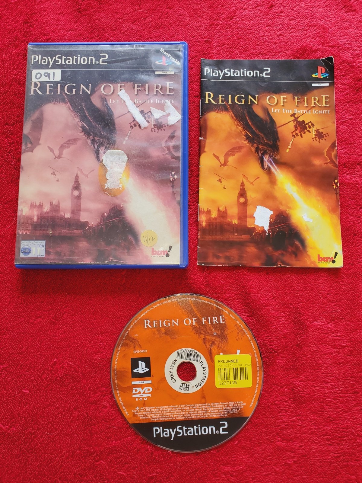 Reign of Fire - PS2 Game - PlayStation 2, Games, Action and adventure - Level Up Gaming NZ