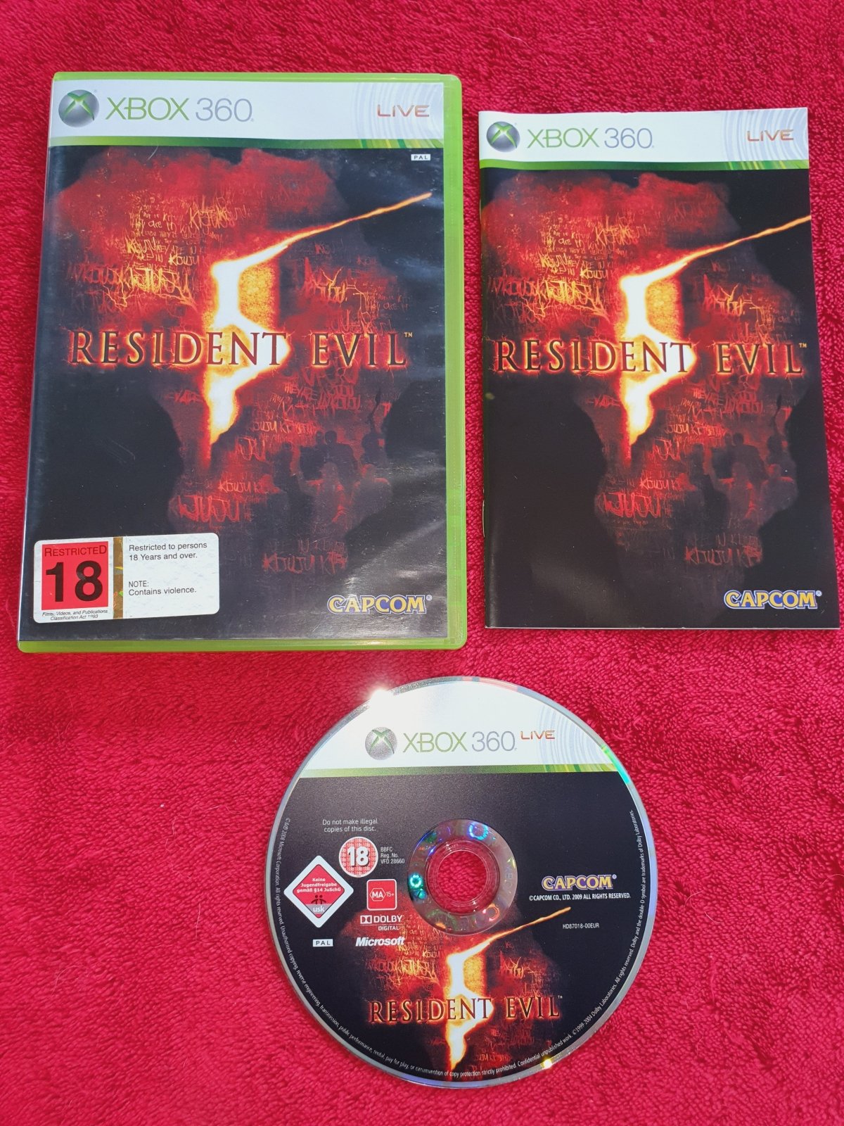 Resident Evil 5 - XBOX360 Game - Xbox 360, Games, Action and adventure - Level Up Gaming NZ