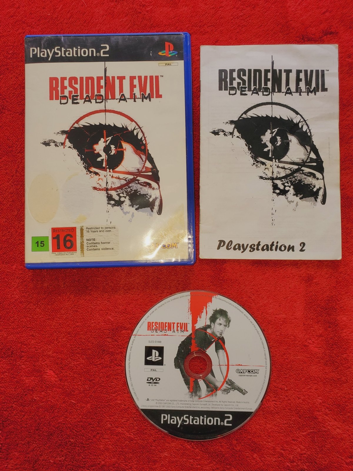 Resident Evil: Dead Aim - PS2 Light - Gun Game - PlayStation 2, Games, Shooter - Level Up Gaming NZ